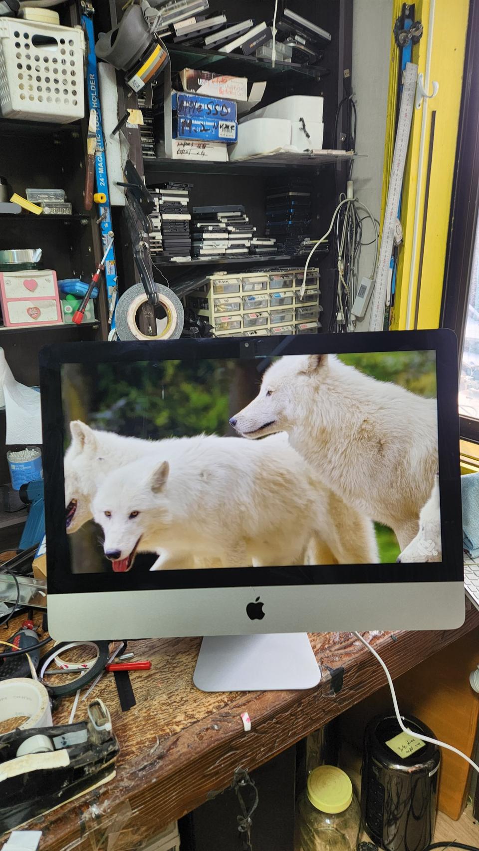 아이맥 개조 모니터