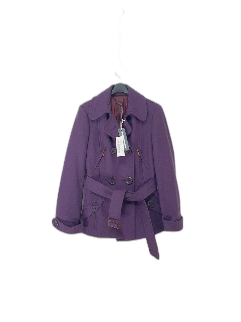 (새상품)ALYSI 알리시 여성 더블버튼 모직코트