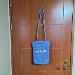 뜨개 헬로키티 가방