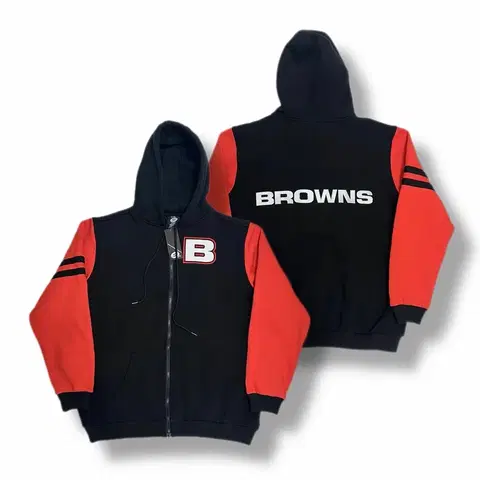 Struddys 클리블랜드 브라운스 기모 후드집업 (새상품)