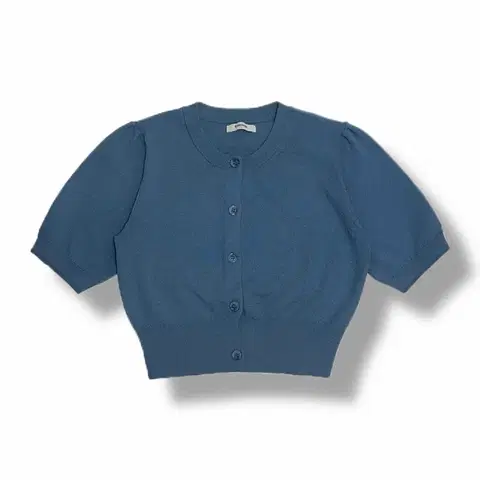 에잇세컨즈 반소매 퍼프 가디건