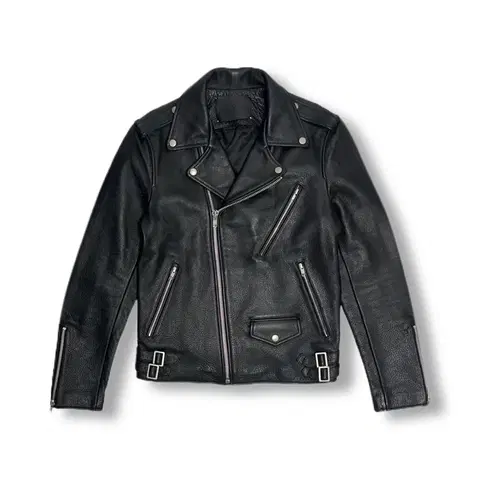 비바스튜디오 소가죽 라이더자켓