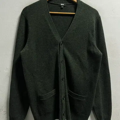 100 유니클로 울100 가디건 정품