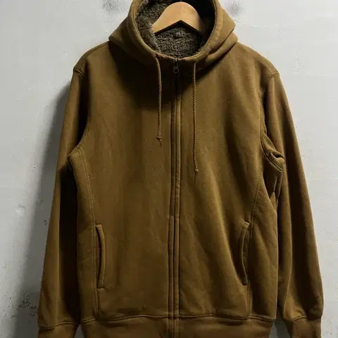 100 유니클로 보아털 스웻 후드집업 정품