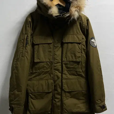 105 TATE 라쿤 덕다운 오리털 패딩파카 정품