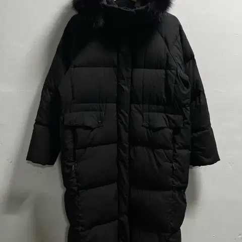 66 TOPTEN 폭스 덕다운 오리털 롱패딩 정품