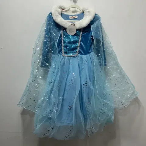 여아 겨울왕국 엘사 드레스 코스튬 새상품 110사이즈