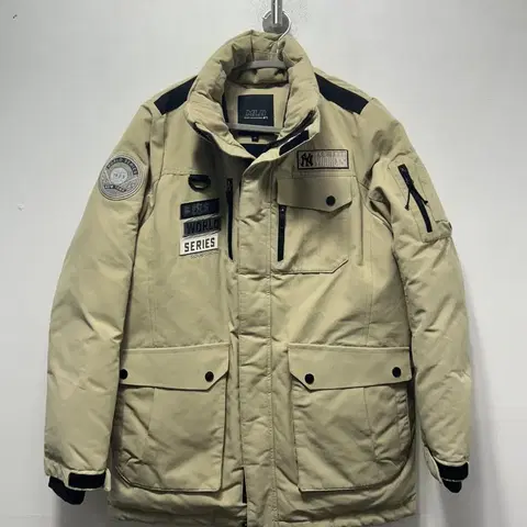 MLB 뉴욕 양키스 패딩 점퍼 베이지 M