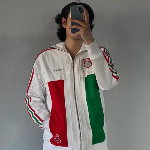 [L]아디다스 멕시코 월드컵 화이트 트랙탑 져지