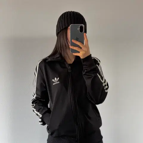 [M]아디다스 파이어버드 블랙 트랙탑 져지