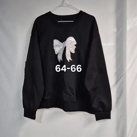 블랙 리본 폴리 맨투맨 64-66