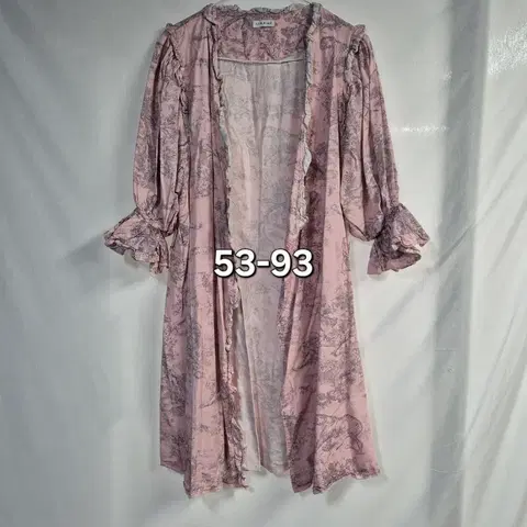 핑크 뜨왈 가운, 끈X 53-93