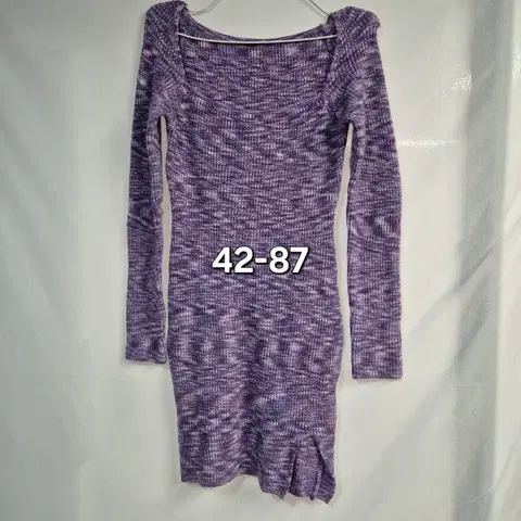 보라 니트 원피스 42-87