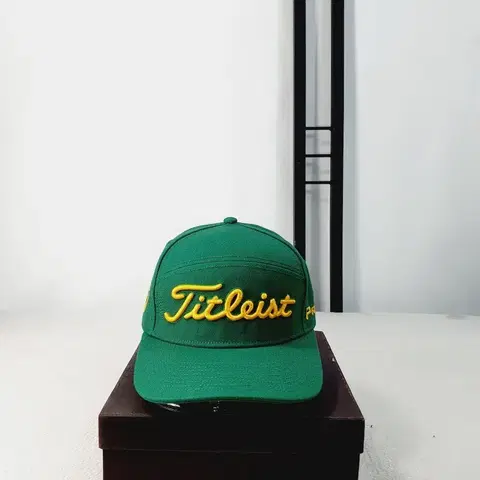 타이틀리스트 모자 캠프캡 그린