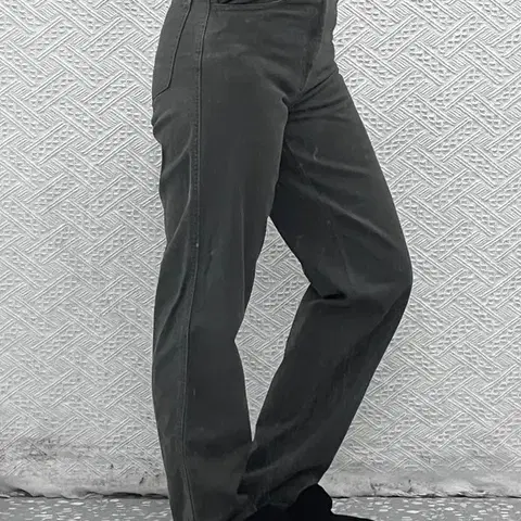 유니클로 U 모던캐주얼 하이웨스트 코튼팬츠 면바지 24인치 C08424