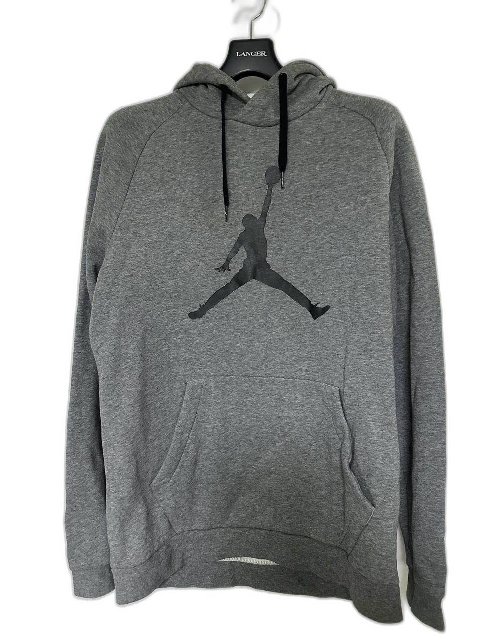 조던 기모 후드티 그레이
