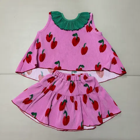 베베베베 체리 여름 셋업 상하복 S