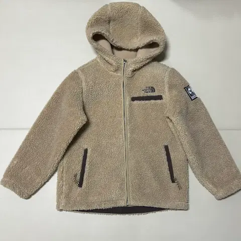 노스페이스 키즈 플리스 후드점퍼 140