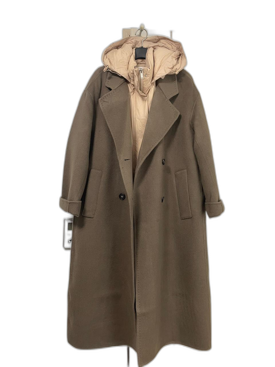 Blue i-d 핸드메이드 코트+패딩조끼 세트 새상품 FREE