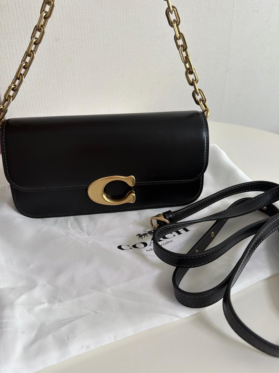 코치 태비 숄더백 블랙