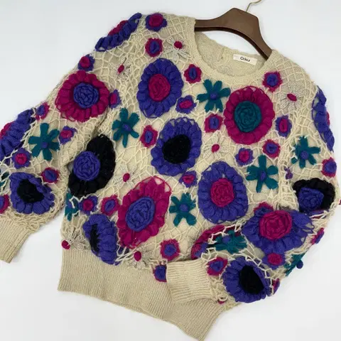 (여성) 빈티지 뜨개 니트 f