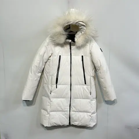 데상트 여성 롱패딩 라쿤퍼 덕다운 85