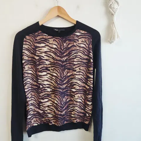 마쥬 레오파드 긴팔 니트 44-55 (80)