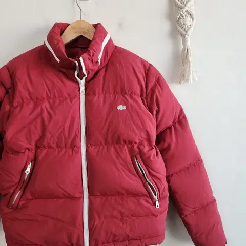 라코스테 덕다운 숏패딩 푸퍼 패딩 90 (55-66)