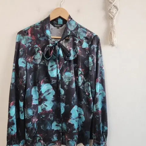 센존 실크 100% 블라우스 95 (77-88)