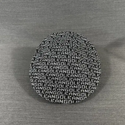 캉골 자가드 스펠아웃 헌팅캡/사이즈(LARGE)/새상품수준