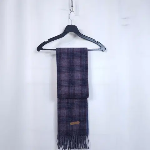 루이까또즈 캐시미어 체크 패턴 머플러