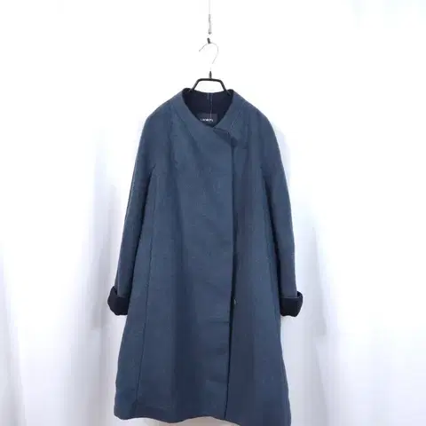 LANE CRU 모직 코트 블루