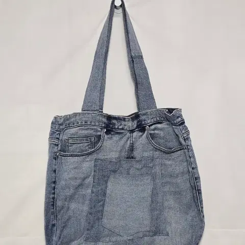 핸드메이드 연청 데님 에코백 토트백 숄더백 0115