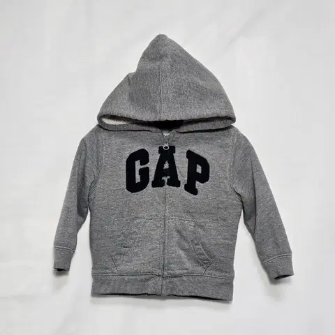 갭베이비 양털 후드집업 자켓 그레이 아동 1-2세 0119