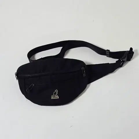 캉골 블랙 힙색 슬링백 웨이스트백 바디 크로스백 0115