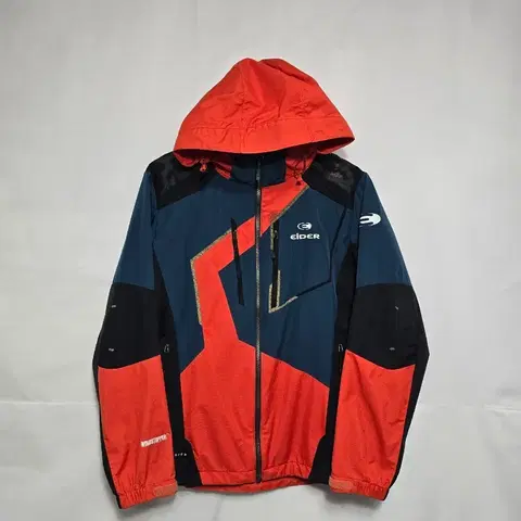 아이더 바람막이 등산 자켓 오렌지 후드탈부착 남100. 0115