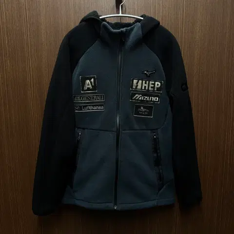 미즈노 후리스 후드집업 L