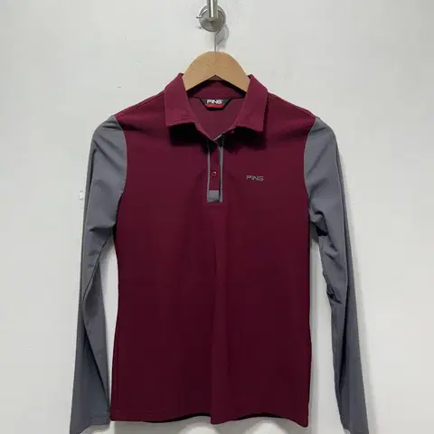 PING 핑 긴팔 카라 티셔츠 S