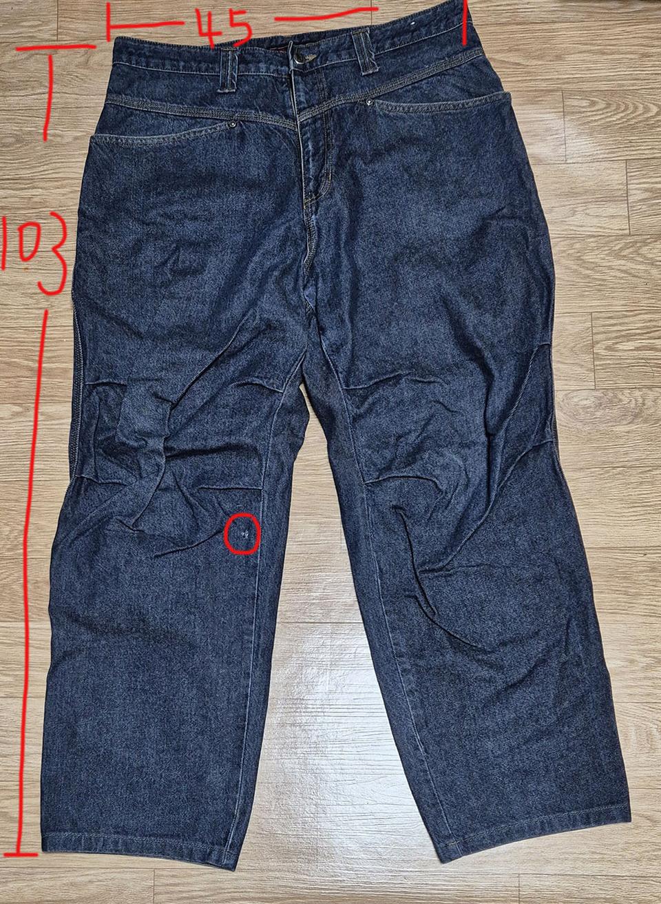 후부 청바지 36