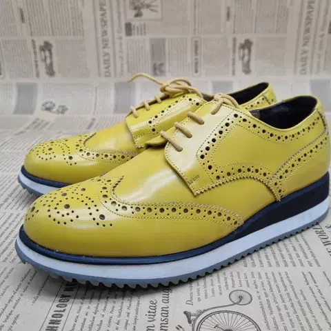 미소페 가죽윙팁 더비슈즈 실사이즈240