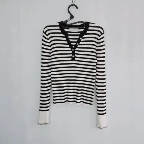 0429 나인콥 스트라이프 골지 니트 프리사이즈