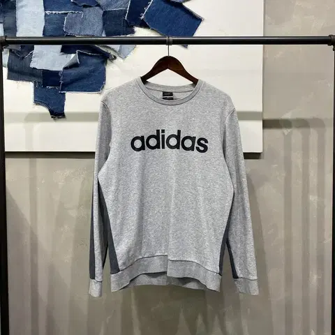 (105) 아디다스 캐주얼 프린팅 맨투맨 긴팔 티