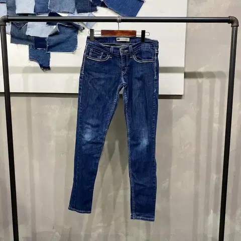 (27인치) 리바이스 524 여성 수퍼로우 스판 청바지 데님팬츠