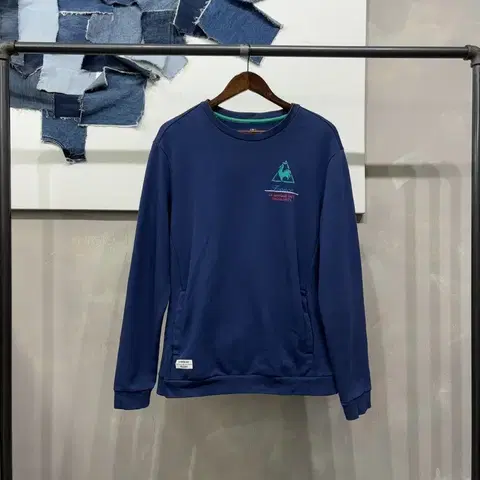 (100) 르꼬끄 캐주얼 프린팅 맨투맨 긴팔 티