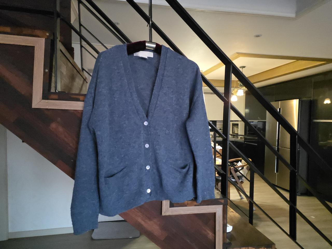 다크블루컬 가디건