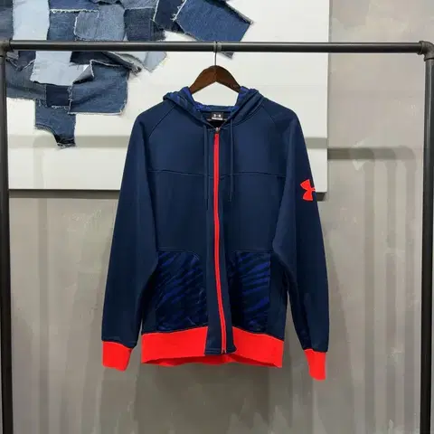 (100) 언더아머 운동 스포츠 기능성 저지 후드집업 자켓