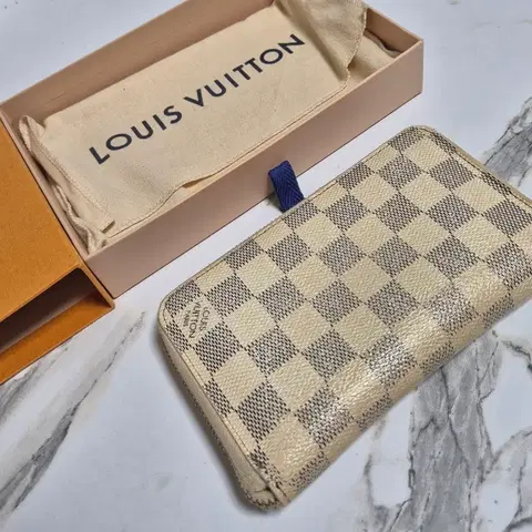 (정품) 루이비통 다미에 지퍼 컴팩트 장지갑
