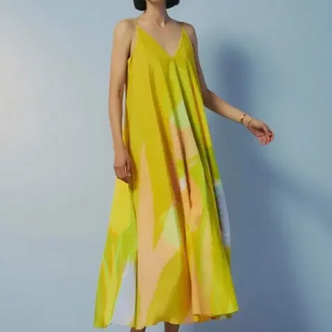 르블랑페이우 끈 원피스 새상품