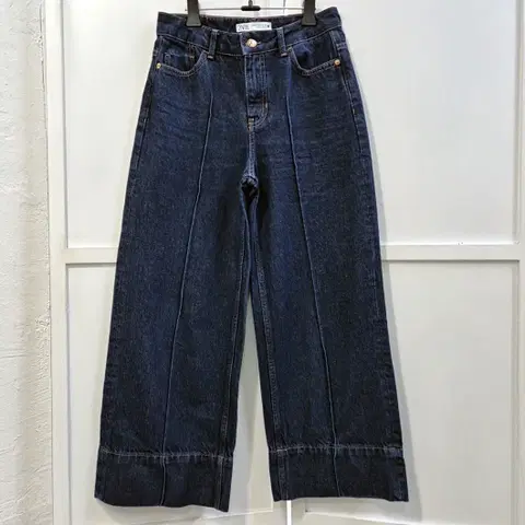 자라 와이드 데님 팬츠