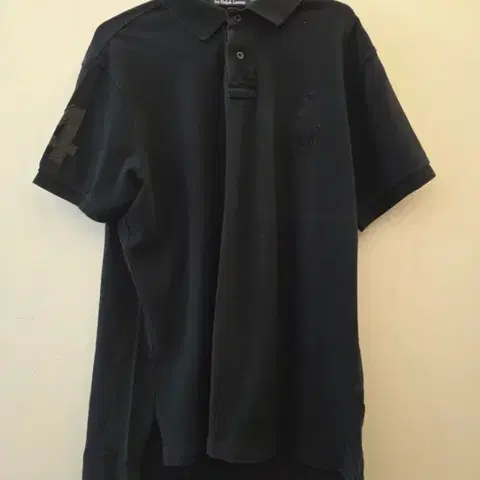 폴로 랄프로렌 블랙 반팔 카라티 XL 빅포니